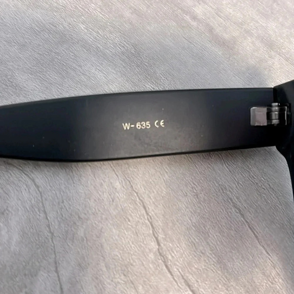 Matte Black & Silver Women’s Sunglasses - Picture 3 of 6